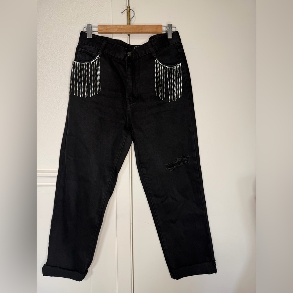 Twelve by Twelve Black Denim Pants size 27